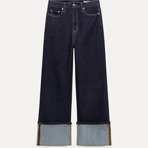 Zara Straight Cut High Waist Jeans